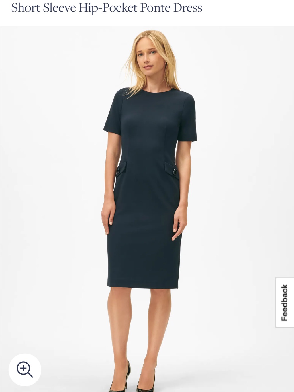 Brooks Brothers Midi Sheath Dress In Navy